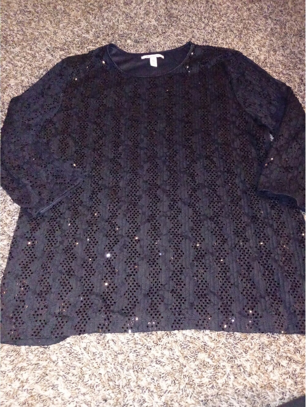 Womens sequin top size XL